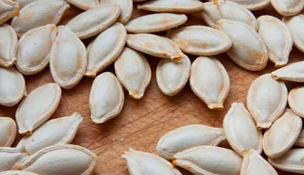 Pumpkin seeds fight worms in the body