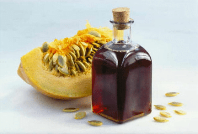 Pumpkin oil for worms