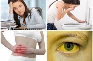 Signs and symptoms of parasites in human liver