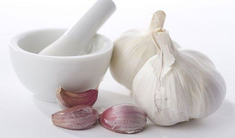 Garlic cleans the body of parasites